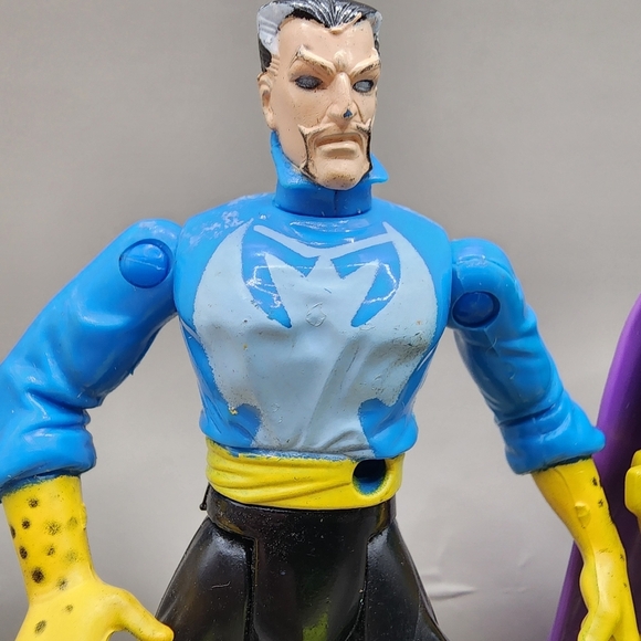 95/96 Marvel Mysterio & Dr Strange Spider-Man Animated Series 5" Toy Biz - Picture 2 of 7